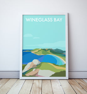 Wineglass Bay Travel Print