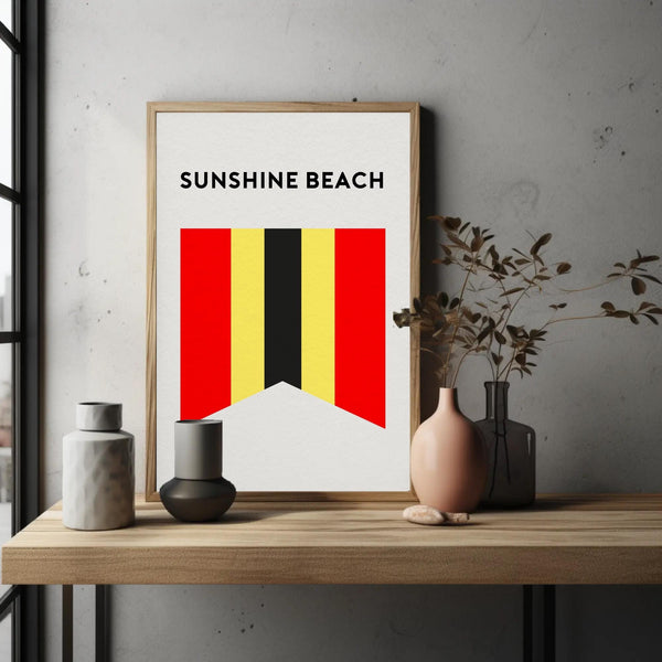 Sunshine Beach Art Print, Sunshine Coast, Sunshine Beach Surf Club, Beach Art Print Beach Sunshine Coast, Sunshine Beach Queensland