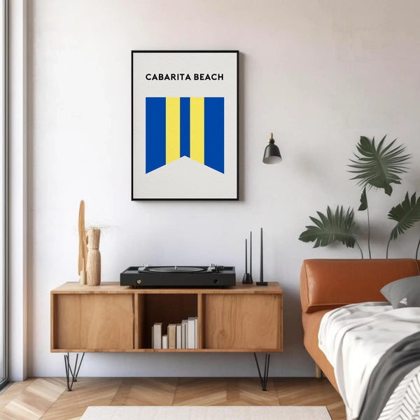 Cabarita Beach Surf Club art print, NSW Coast Beach Surf Flag, Beach Art Print Beach Memento, Cabarita Beach NSW