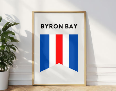 Byron Bay Beach Wall Art, Byron Bay Surf Club Wall Print, Byron Bay Australia Home Decor, Byron Bay Art Print