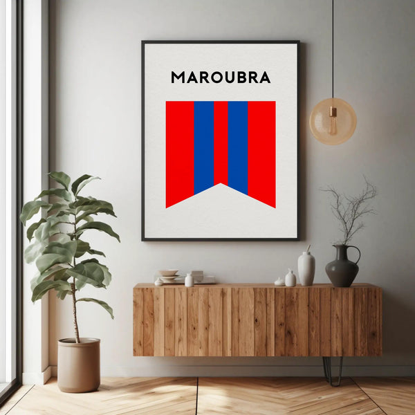 Maroubra Beach Surf Club print, Maroubra Beach Art, Maroubra Sydney Wall Art Decor