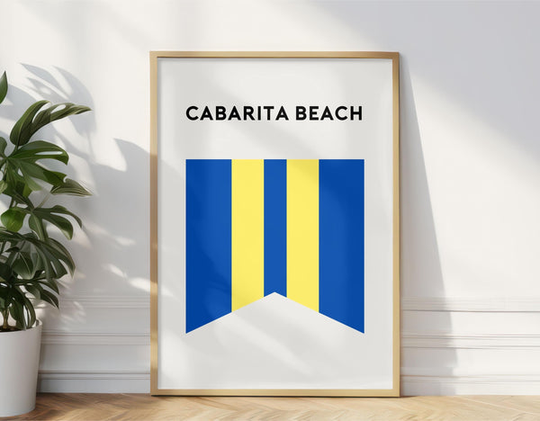 Cabarita Beach Surf Club art print, NSW Coast Beach Surf Flag, Beach Art Print Beach Memento, Cabarita Beach NSW