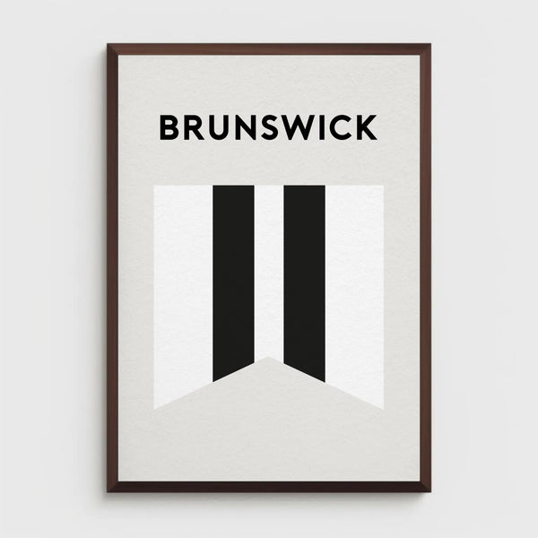 Brunswick Heads Beach Surf Club art print, NSW Coast Beach Surf Flag, Beach Art Print Beach Memento, Brunswick Heads Beach NSW