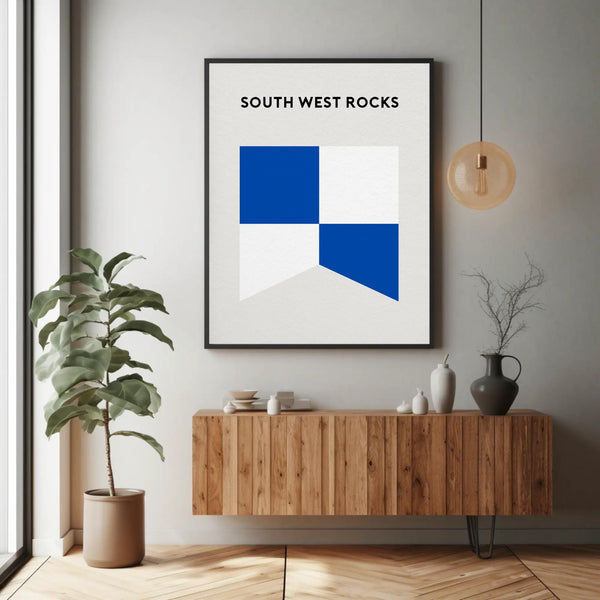 South West Rocks Beach SLSC Print, South West Rocks Surf Club Wall Art, South West Rocks Surf Beach Wall Decor Art