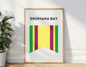 Dromana Bay SLSC Print, Dromana Bay Surf Flag Print, Beach Art Print Beach Dromana Bay Mornington Peninsula Victoria