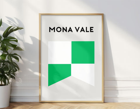 Mona Vale SLSC Wall Art Print, Mona Vale Beach Surf Flag Print, Beach Art Print, Mona Vale Wall Art Poster, Northern Beaches Sydney