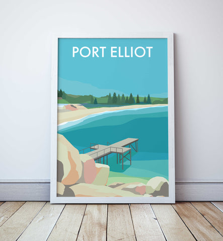 Port Elliot Beach Travel Print
