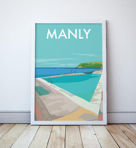 Manly Fairy Bower Travel Print.