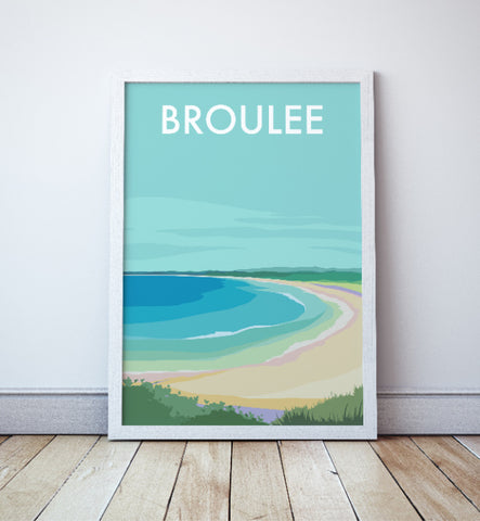 Broulee Beach Travel Print