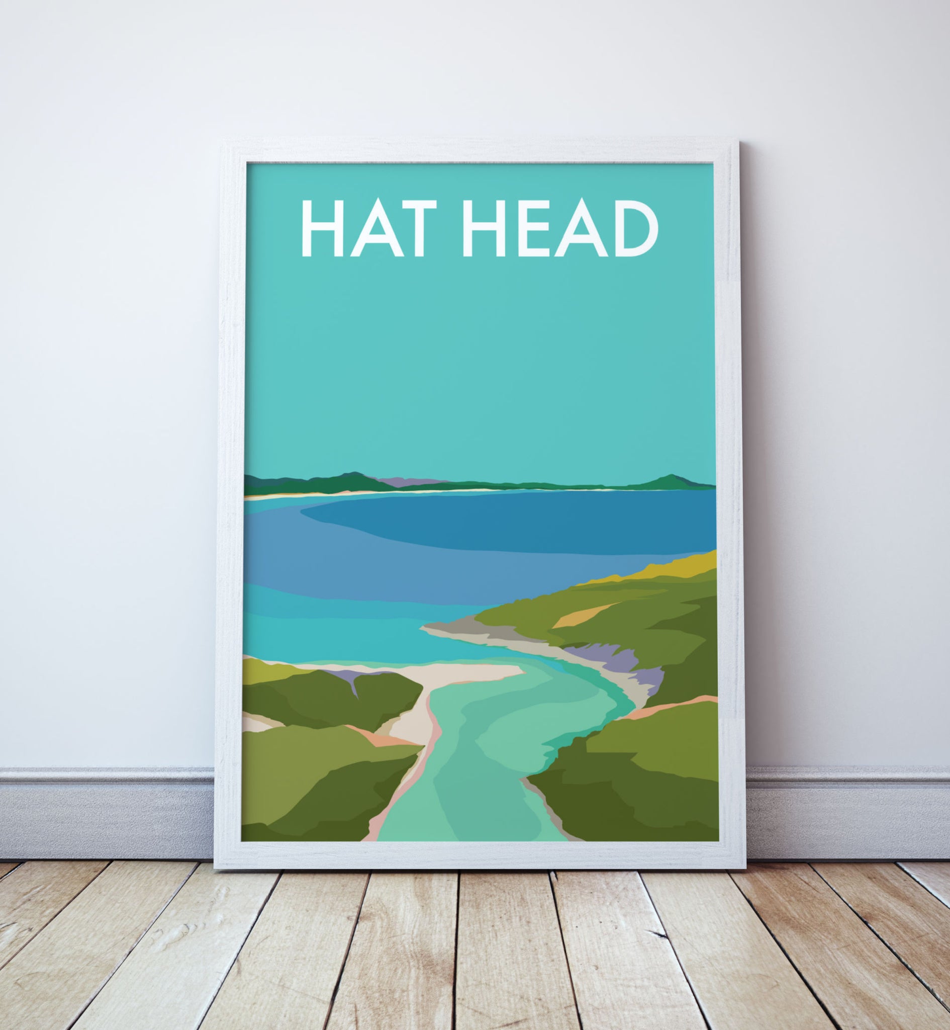 Hat Head Beach Travel Print