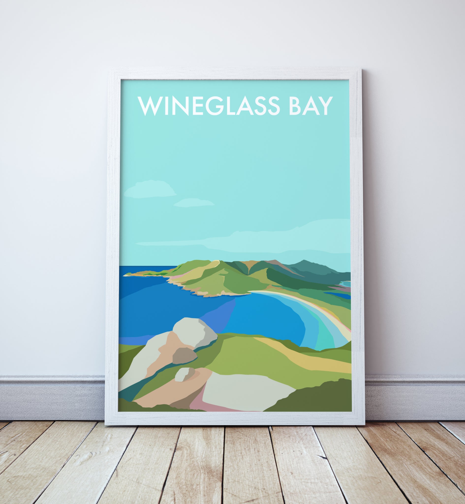 Wineglass Bay Travel Print