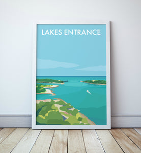 Lakes Entrance Travel Print