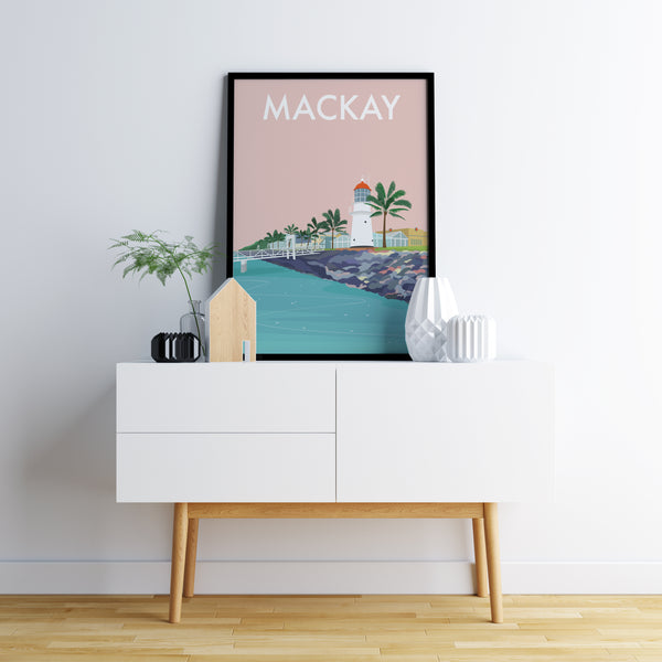 Mackay Lighthouse Travel Print