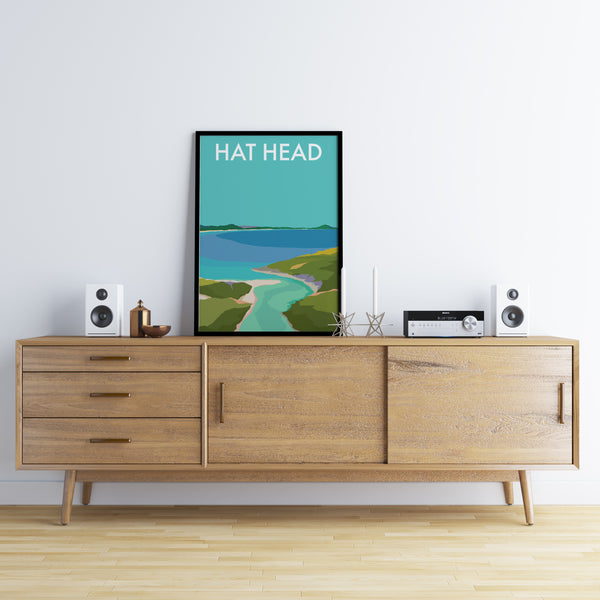 Hat Head Beach Travel Print