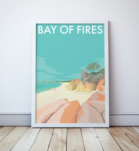 Bay of Fires Travel Print