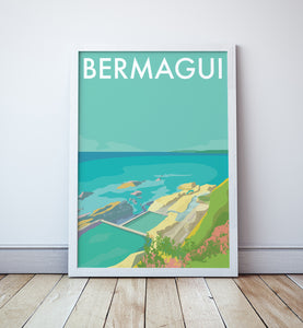 Bermagui Beach Travel Print
