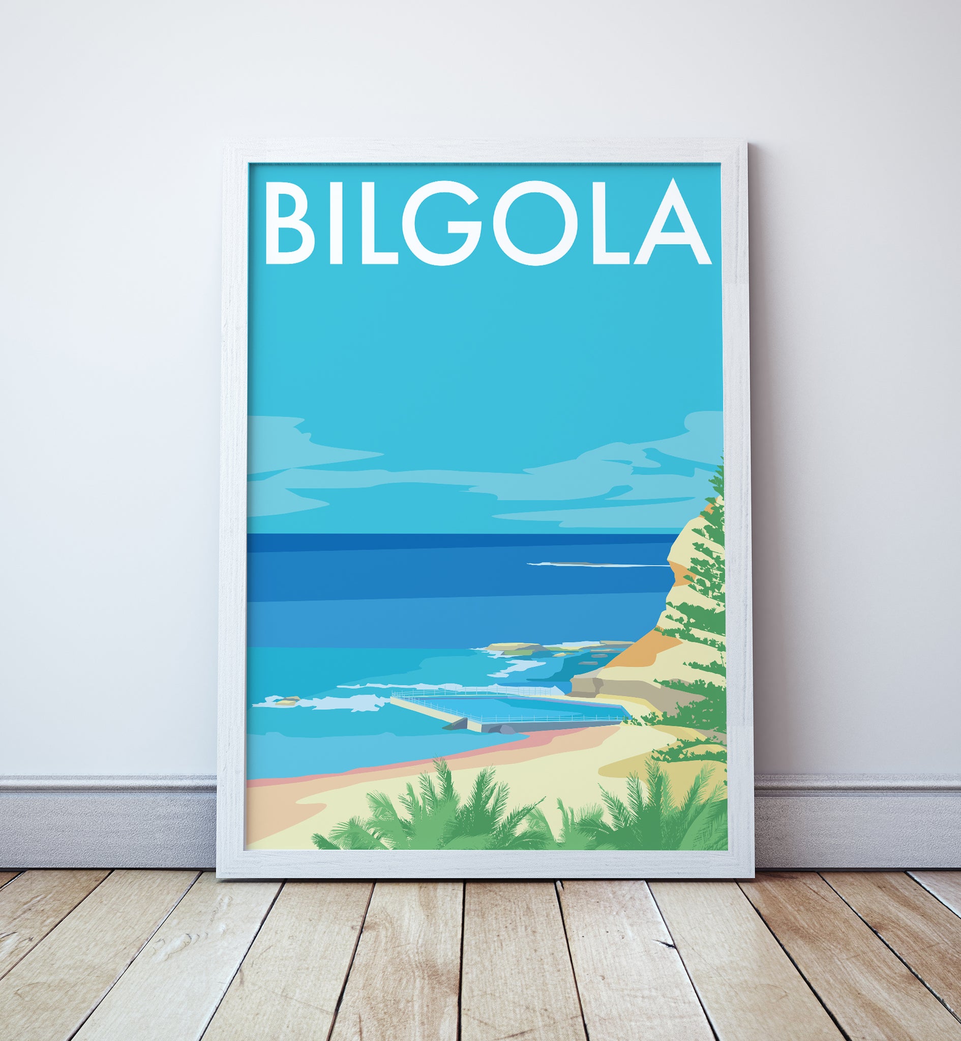 Bilgola Beach Travel Print