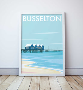 Busselton Jetty Travel Print