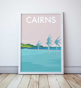 Cairns Beach Travel Print
