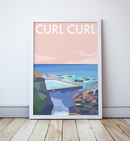 Curl Curl Travel Print