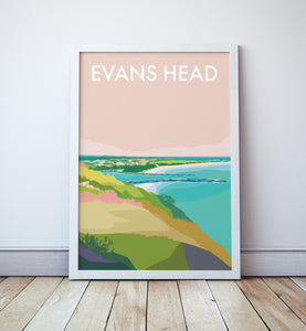 Evans Head Travel Print