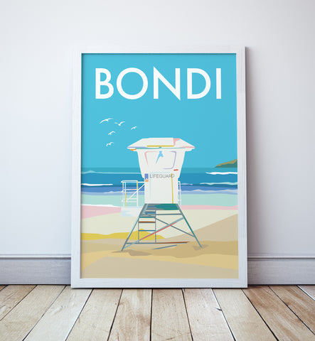 Bondi Lifeguard Tower Print