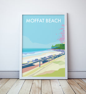 Mofatt Beach Sunshine Coast Travel Print