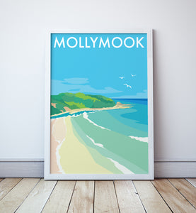 Mollymook Beach Travel Print