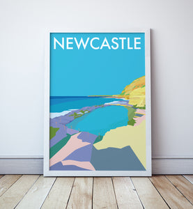 Newcastle Travel Print (Bogey Hole)