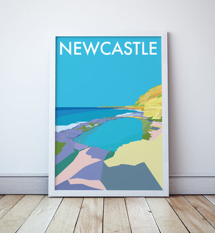 Newcastle Travel Print (Bogey Hole)