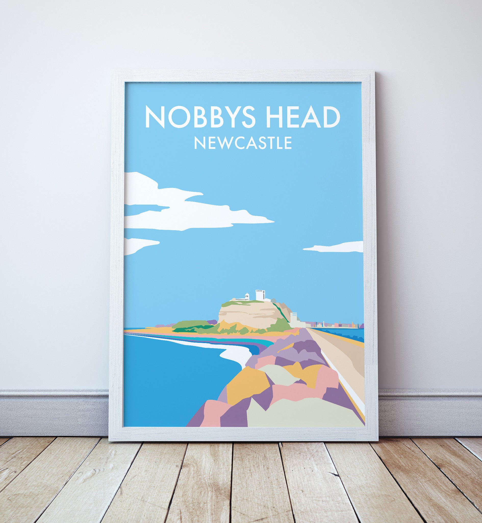 Nobbys Head Travel Print