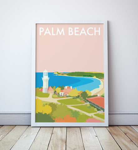Palm Beach Travel Print