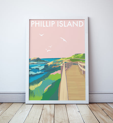 Phillip Island Travel Print