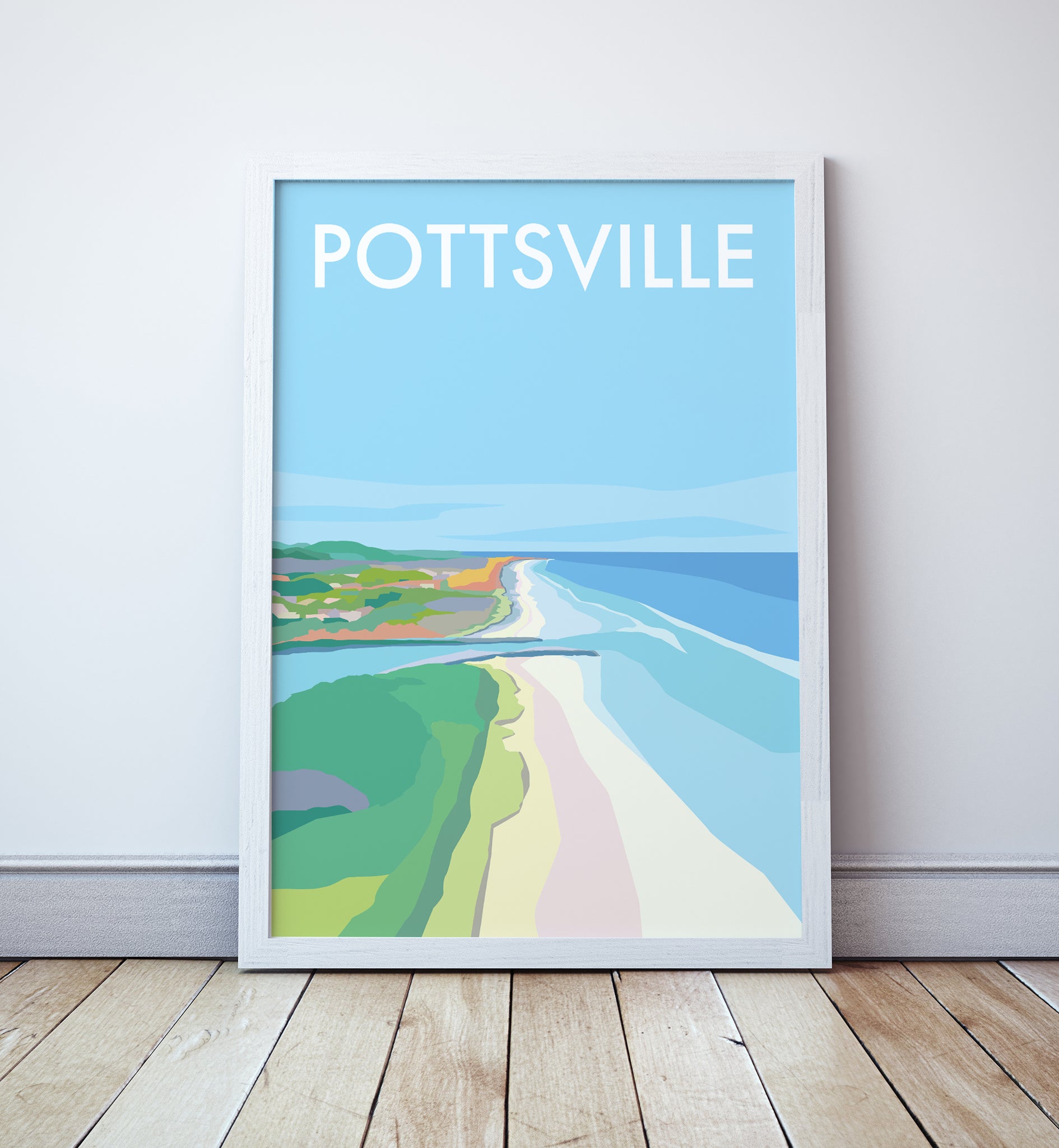 Pottsville Travel Print