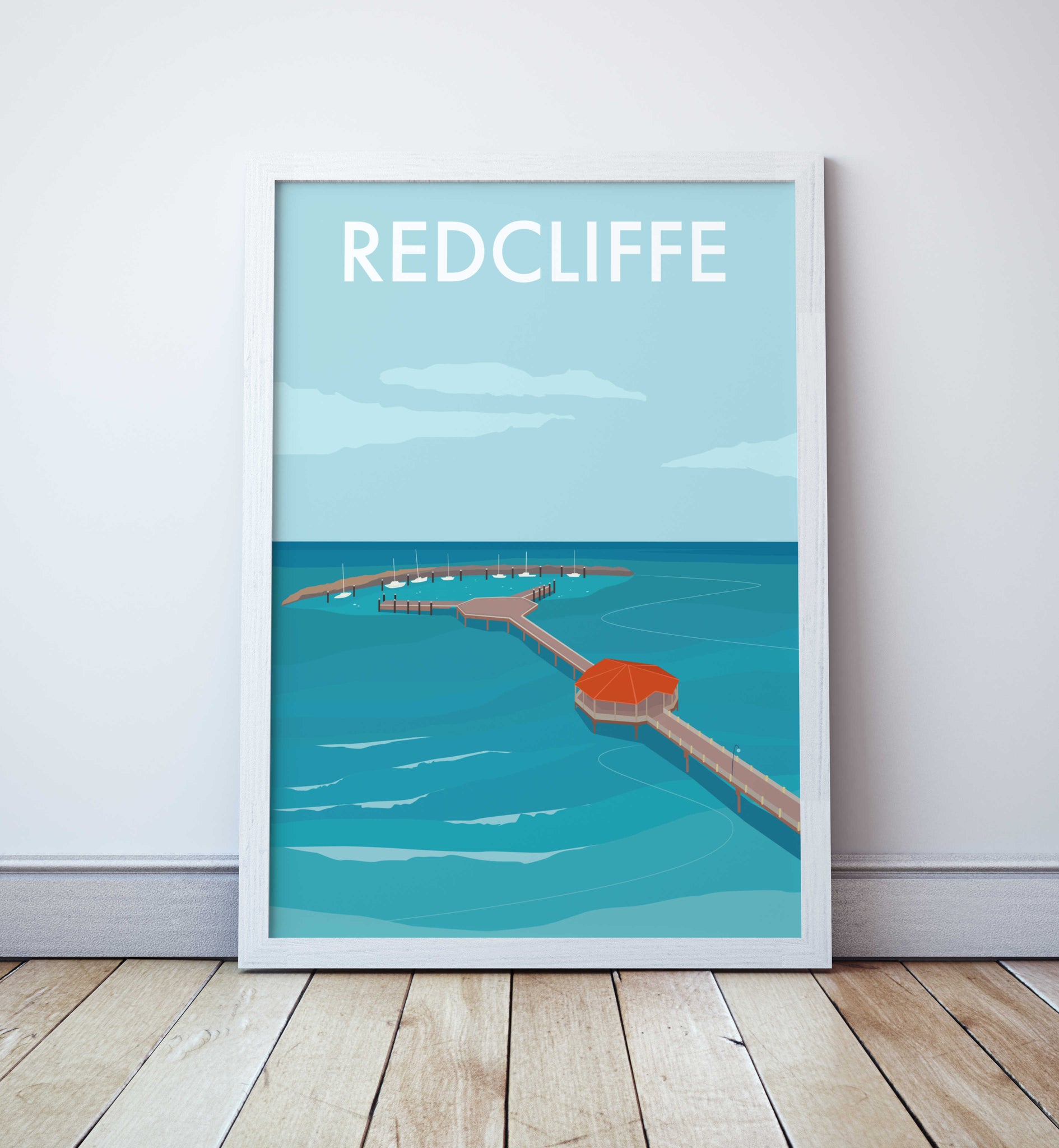 Redcliffe Jetty Travel Print