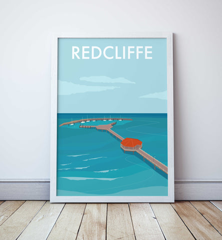 Redcliffe Jetty Travel Print