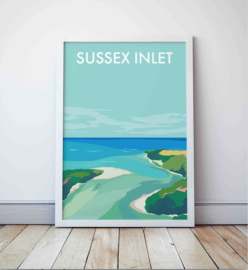 Sussex Inlet Travel Print