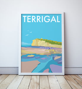 Terrigal Travel Print