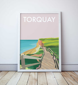 Torquay Beach Travel Print