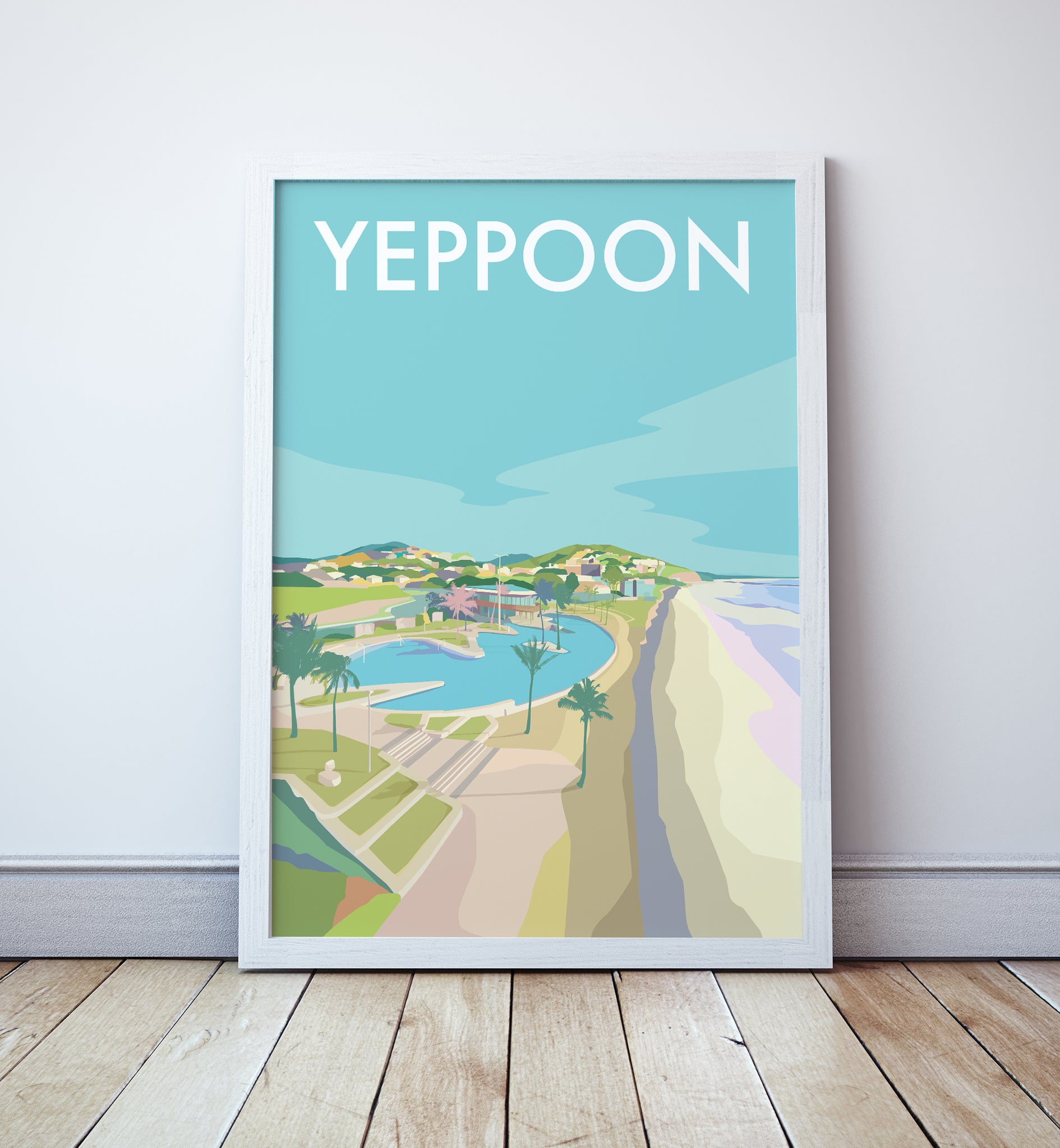 Yeppoon Beach Travel Print